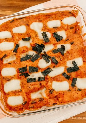 Foto resep Salmon Kani Mentai extra Mozzarella