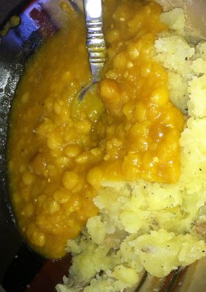 A picture of Split Pea Saute & Potato Delight.