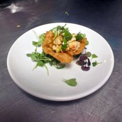 A picture of Chicken Salad Wontons.