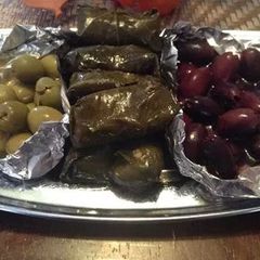 A picture of Stuffed Grape Leaves.
