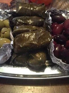 A picture of Stuffed Grape Leaves.