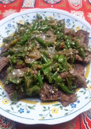Foto resep Dendeng Cabe ijo