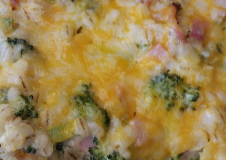 Steps to Make Favorite Ham and broccoli casserole