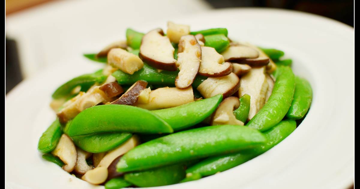 料理 豌豆莢炒鮮菇片食譜與作法by Milky輕鬆自在過生活 Cookpad