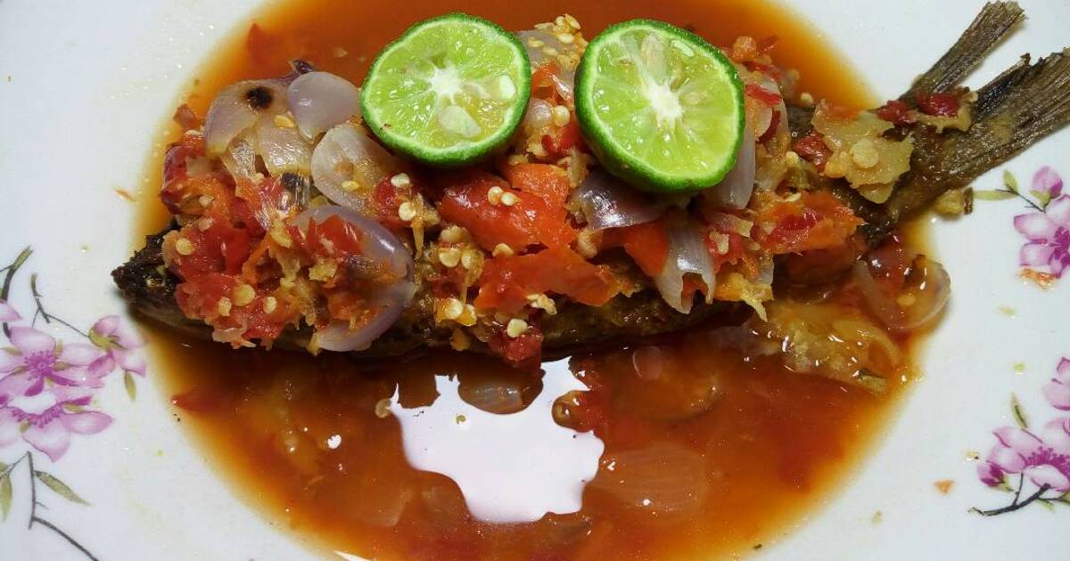 Resep Pecak Ikan Mas khas Betawi oleh Yenny puspita