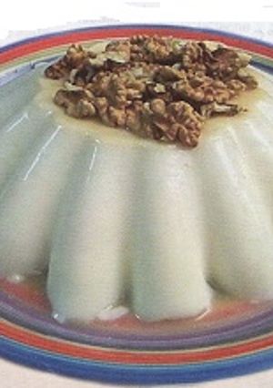 Una foto de Flan de leche