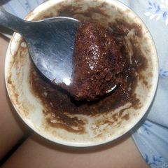 A picture of minute mug cake.