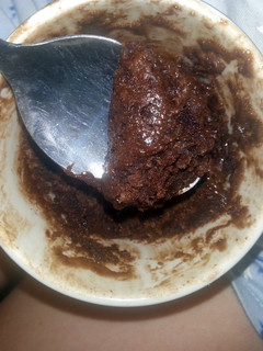 A picture of minute mug cake.