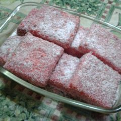 Coconut cakes A picture of Coconut cakes.
