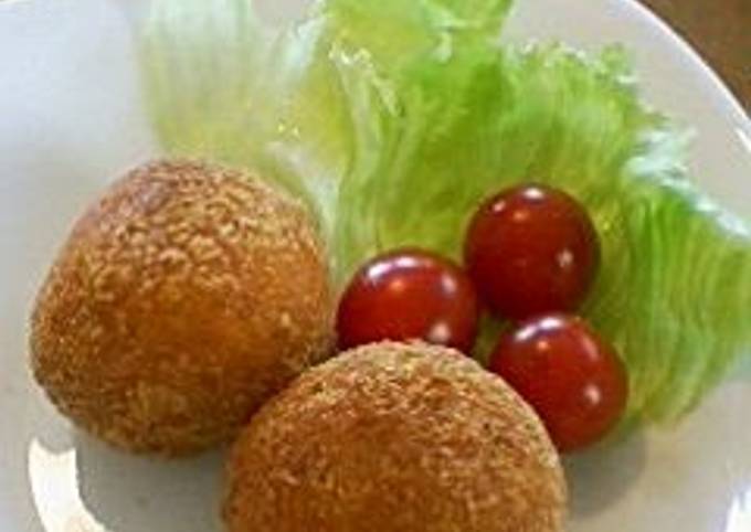 Easiest Way to Prepare Super Quick Homemade Arancini di Riso (Rice Croquettes)