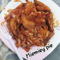 A picture of Veggies peppered yam.