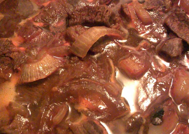 Steps to Prepare Homemade carne de rez con salsa de chipotle (beef with chipotle sauce)