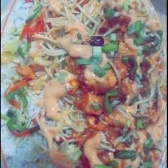 A picture of Singaporean Rice.