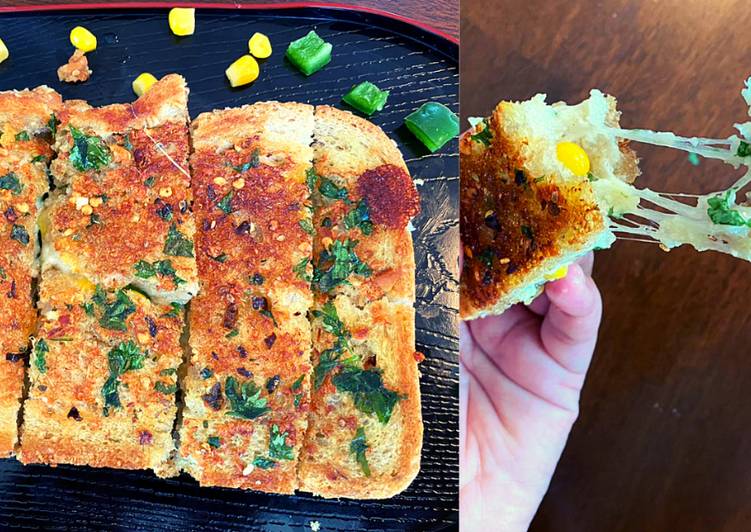 Recipe of Speedy Cheesy Garlic Bread in 10 minute | Garlic Bread | Instant Recipe