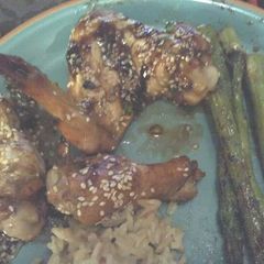 A picture of Asian Style - Sesame Chicken Wings.