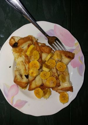 Hình của món Bữa sáng với sandwich biến tấu lạ miệng.