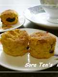 Okara (Soy Pulp) and Kabocha Squash Scones