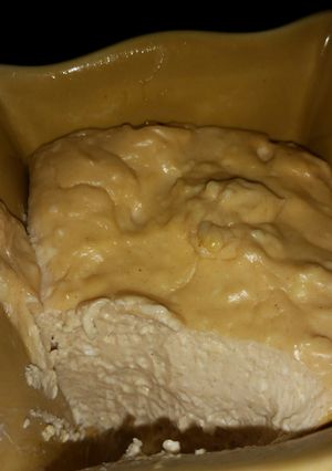 A picture of Low carb peanut butter cheesecake.