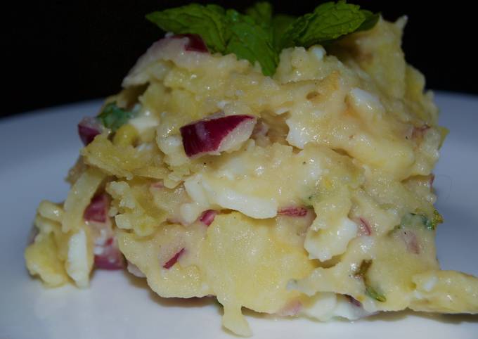 Recipe of Ultimate Minty baked Potato Salad