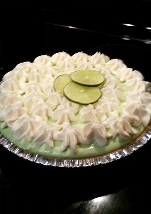 A picture of No Bake Key Lime Pie.