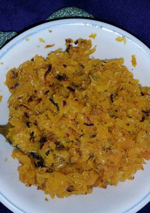 A picture of Roasted Spiralized Butternut Squash Noodles.
