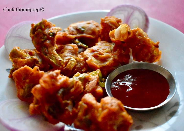 How to Make Favorite Mix Veg Pakoda - Winter Hot Snack