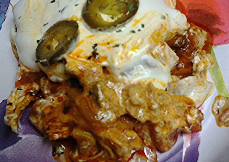 Simple Way to Make Super Quick Homemade Almost chicken enchiladas casserole