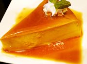 A picture of kabocha pudding