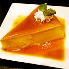 A picture of Kabocha Squash Pudding.