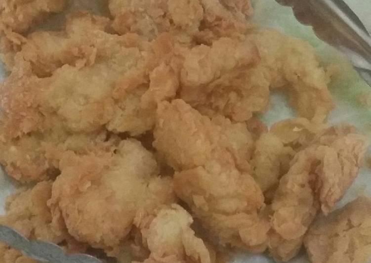 Resep @MANTAP Ayam kentaki/ayam goreng tepung/ala KFC ide masakan sehari hari