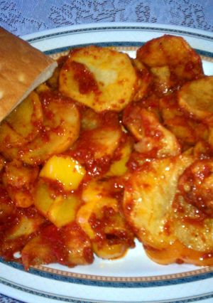A picture of fry potato.