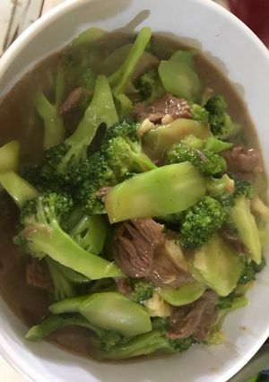 Foto resep Brokoli sapi saus tiram