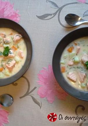 Φωτογραφία της συνταγής Παραδοσιακή Φινλανδική σούπα σολομού