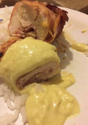 Una foto de Pollo a la crema