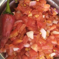A picture of Kachumbari.