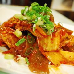A picture of Konnyaku Kimchi.