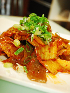 A picture of Konnyaku Kimchi.