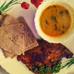 A picture of Jowar Roti /Bhakri.