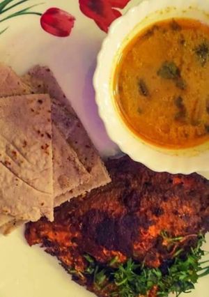 A picture of Jowar Roti /Bhakri.