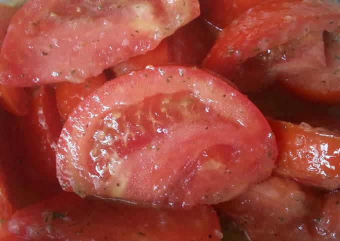 Festive Tomato Wedges Recipe By Pam (Pammie) ~ Livetoride ~♥   Cookpad