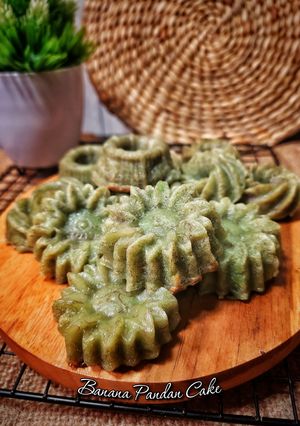 Foto resep Banana Pandan Cake