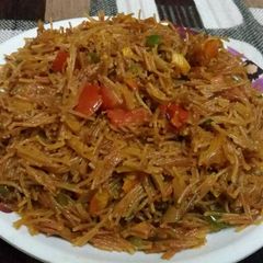 Vermicelli upma | Namkeen sevaiyan A picture of Vermicelli upma | Namkeen sevaiyan.
