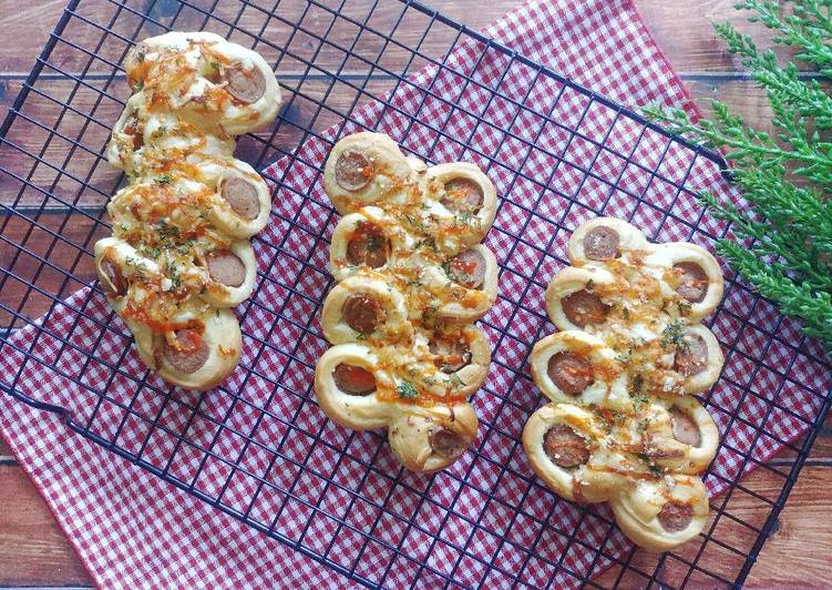 Bumbu Caterpillar Sausage Bread | Resep Bumbu Caterpillar Sausage Bread Yang Sedap