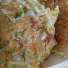 A picture of Final Stage of Baby Food Egg-less Okonomiyaki.