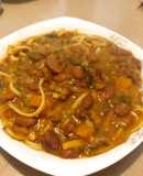 Porotos con riendas