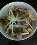 Đậu cô ve xào nấm rơm