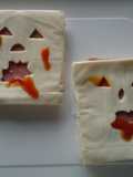 Ladybirds Ghost Sandwiches