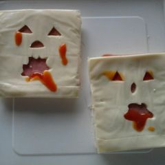 A picture of Ladybirds Ghost Sandwiches.