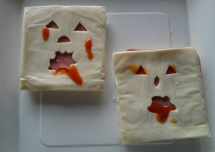 Ladybirds Ghost Sandwiches Ladybirds Ghost Sandwiches