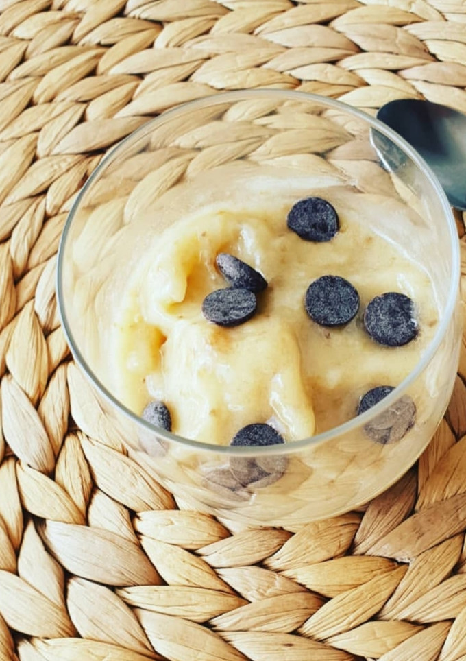 Una foto de Helado express de plátano (banana)